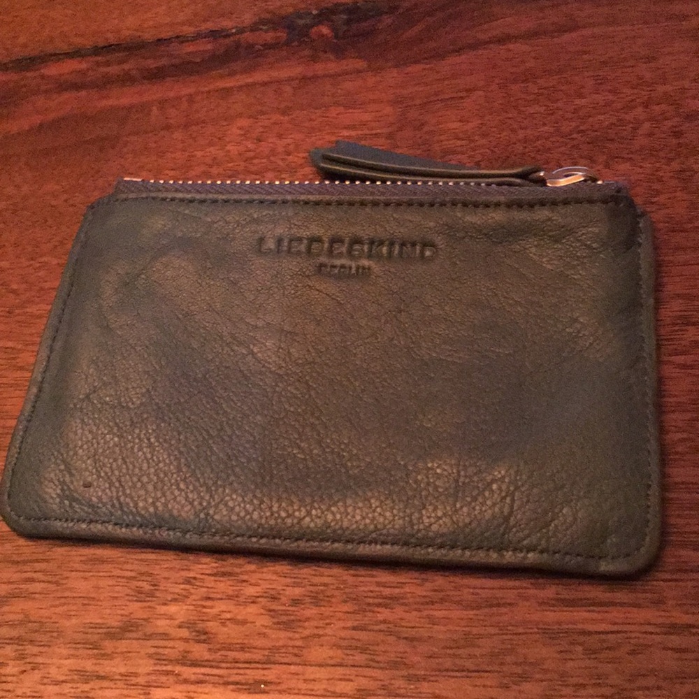 Leibskind Calfskin Green Zippered Wallet Pouch 😍